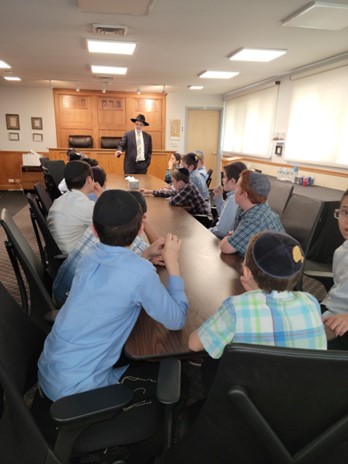Cheder Lubavitch visits the cRc