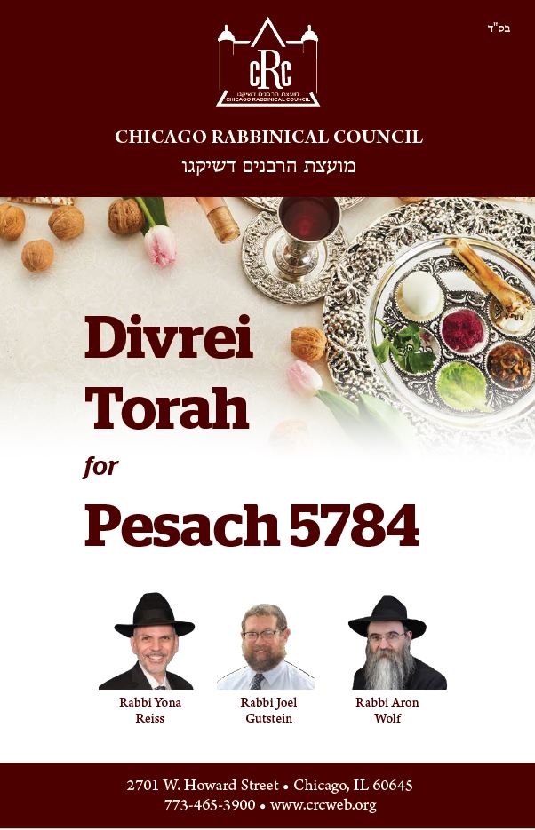 Divrei Torah for Pesach 5784