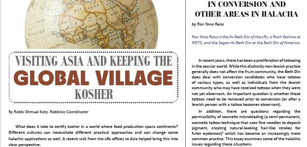 Chicago Rabbinical Currents Volume 3