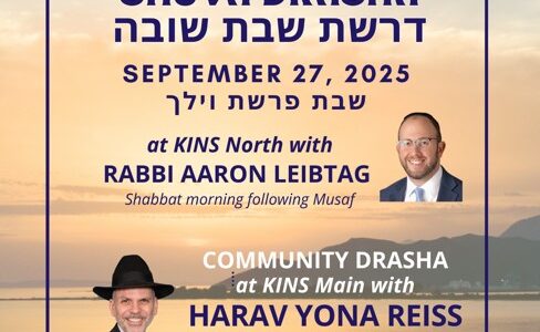Shabbat Shuva Drasha